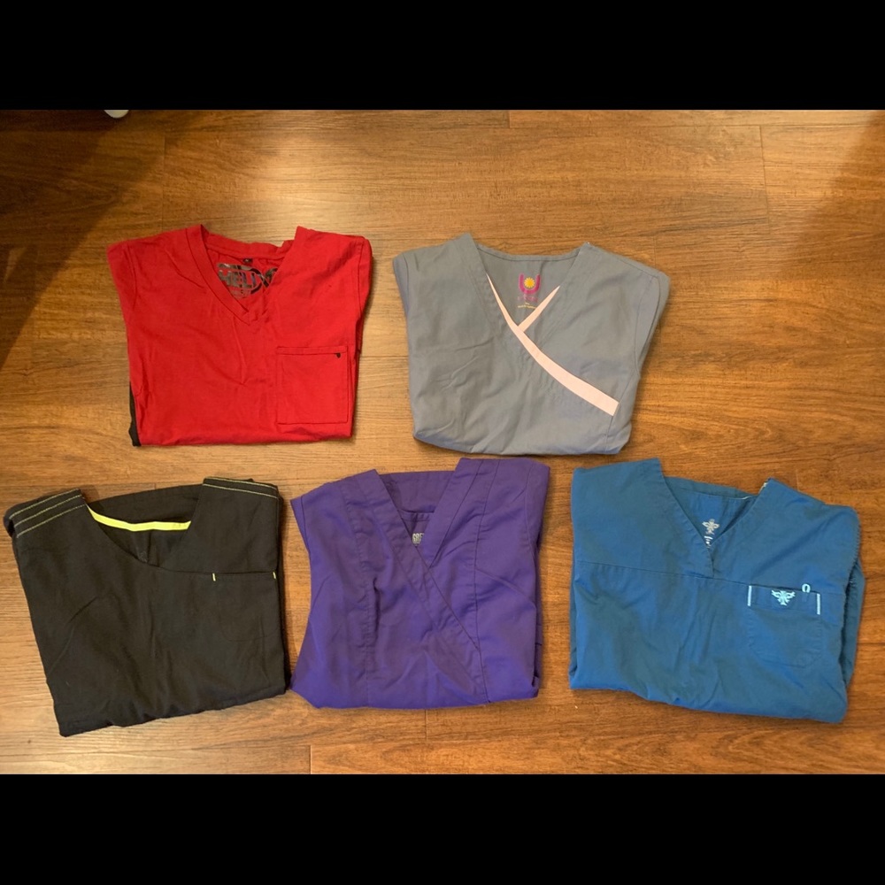 Scrub tops